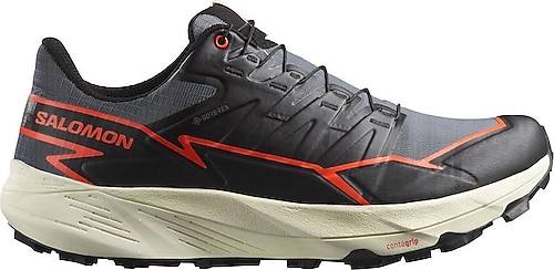 Salomon Thundercross Gore-Tex L47684500 Gri-Kırmızı Erkek