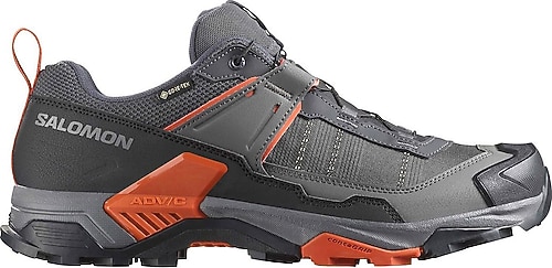Salomon X Ultra 5 Gore-Tex L47797800 Gri-Turuncu Erkek Outdoor