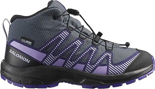 Salomon XA Pro V8 Mid L47857300 Su Geçirmez Mor Çocuk Bot