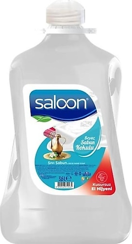 Saloon Beyaz Sabun Kokulu Sıvı Sabun 3.6 lt