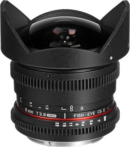 Samyang 8mm T3.8 VDSLR UMC Fisheye CS II Krop Cine Lens Fiyatları