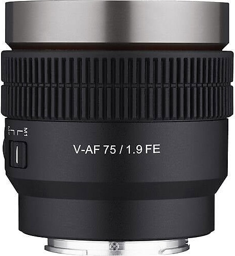 SAMYANG V-AF 75mm T1.9 FE ソニー Eマウント Samyang V-AF 75mm T1.9 Cine Lens Fiyatları, Özellikleri ve
