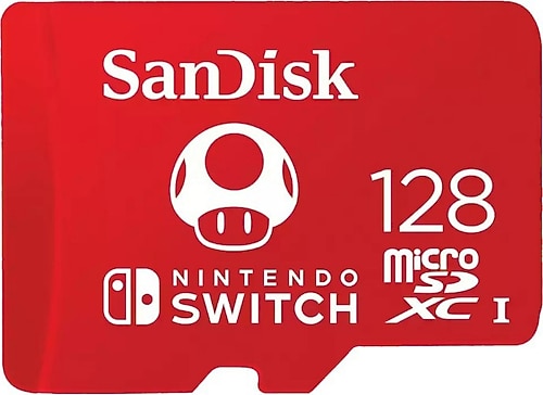 SanDisk Nintendo Switch SDSQXAO-128G-GN3ZN 128 GB Micro SD Kart