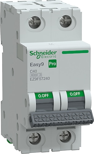 サリーです、もちろん値引き可w Schneider EZ9F57240 2x40 A 6 kA C Tipi Otomatik Sigorta Fiyatları