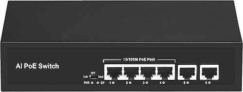 SCSI SC4AF 4 Port 10/100 Poe Switch