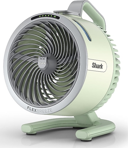 Shark Flexbreeze HydroGo Buharlı Yeşil Şarjlı Masaüstü Vantilatör