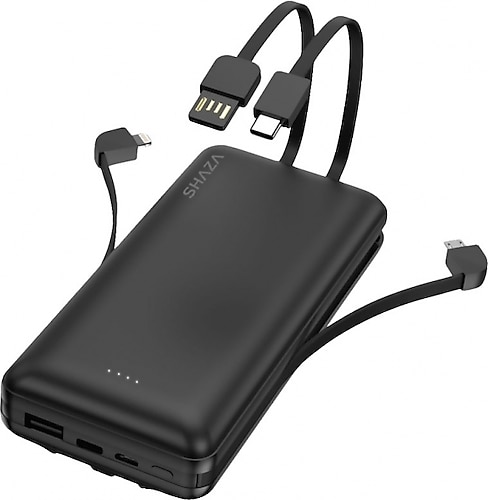 Shaza Smart Chip SG1202 Siyah 20000 mAh Powerbank Fiyatları