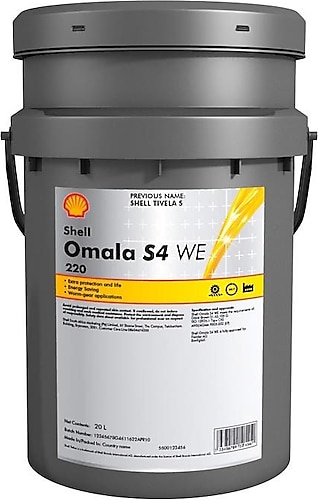 Shell Omala S4 WE 220 20 lt Şanzıman Yağı Fiyatları, Özellikleri