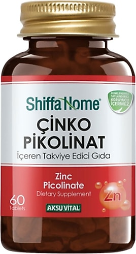 Shiffa Home Çinko Pikolinat 60 Tablet Fiyatları, Özellikleri ve