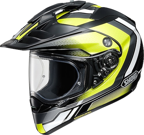 Shoei Hornet Adv Sovereign Siyah Sarı Full Face Motor Kaskı
