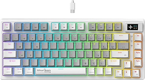 Shuriken ES10 Sensei RGB Red Switch Mekanik Kablolu Mekanik Oyuncu