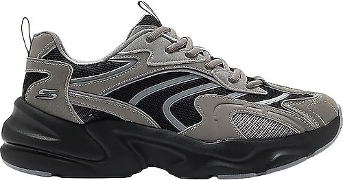 Skechers Bobs Bamina 2 118326 GYBK Gri Erkek Spor Ayakkabı