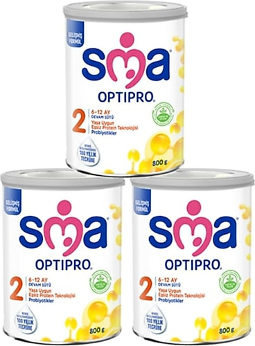 SMA Optipro 2 Probiyotik Devam Sütü 800 gr 3 Adet