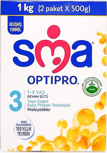 SMA Optipro 3 Probiyotik Devam Sütü 1000 gr