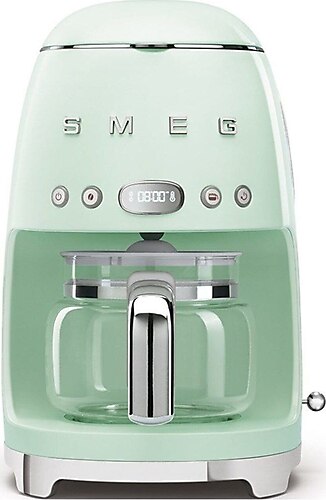 Smeg DCF01PGEU Retro Pastel Yeşil Filtre Kahve Makinesi