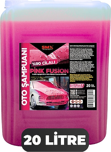 Smx Pink Fushion Cilalı Oto Şampuan 20 lt Fiyatları, Özellikleri