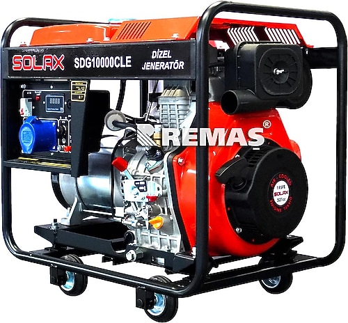 Solax SDG 10000 CLE 8.75 kVA Monofaze Dizel Jeneratör Fiyatları