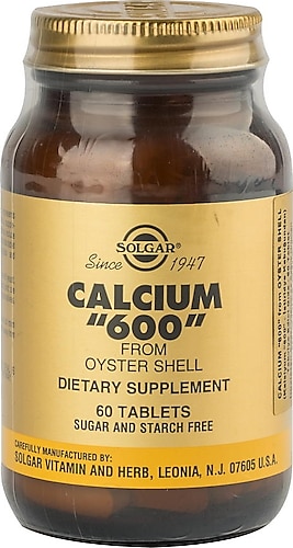 Solgar Calcium 600 Oyster Shell 60 Tablet