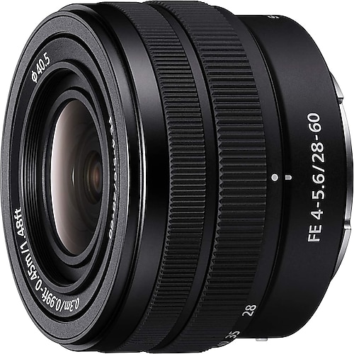 SONY　FE 1.8/50 & FE 4-5.6/28-60 レンズセット Sony FE 28-60mm f/4-5.6 Lens Fiyatları, Özellikleri ve Yorumları