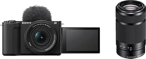 Sony ZV-E10 II + 16-50mm + 55-210mm Lens Aynasız Fotoğraf Makinesi