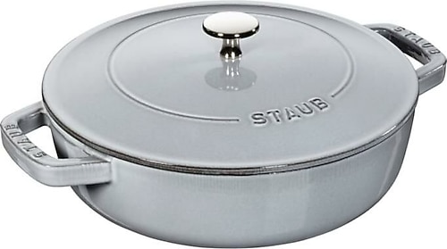 Staub La Cocotte Chistera Grafit Gri 28 cm Döküm Sote Tenceresi