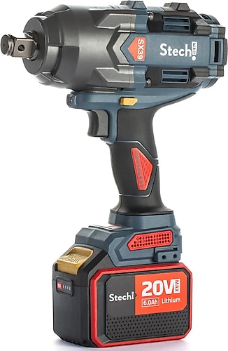 StechEnd SX39 Çift Akülü 6 Ah Darbeli Somun Sıkma Makinesi