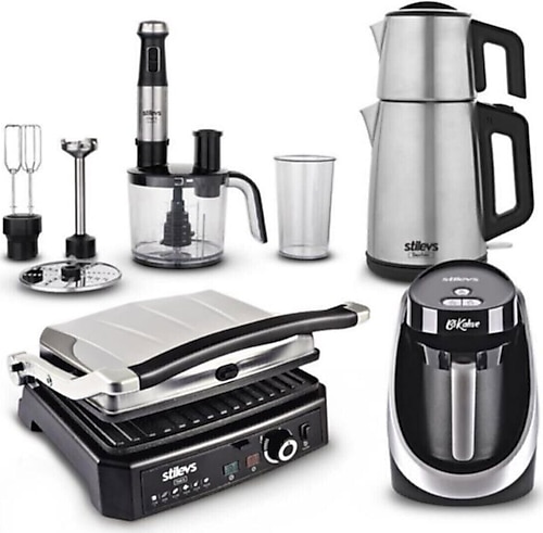 Stilevs STM80051 Inox Premium 4'lü Elektronik Çeyiz Seti Fiyatları