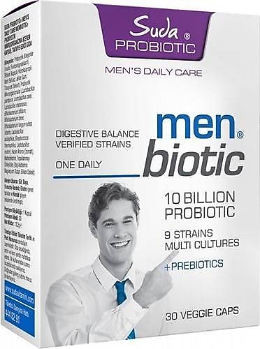 Suda Probiotic Men Biotic 30 Kapsül