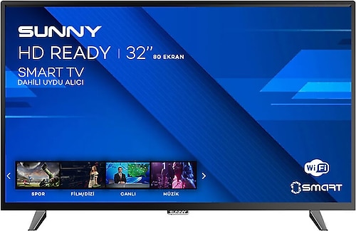 Sunny SN32DAL13 HD 32" 82 Ekran Uydu Alıcılı Smart LED TV