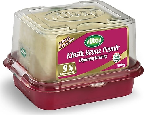 SÜTAŞ KLASİK BEYAZ PEYNİR KEÇİ OLGUNLAŞTIRILMIŞ 500G