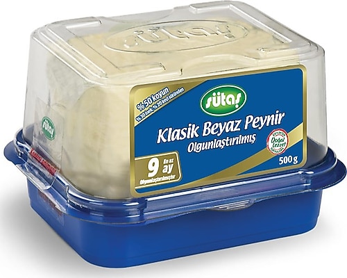 SÜTAŞ KLASİK BEYAZ PEYNİR KOYUN OLGUNLAŞTIRILMIŞ 500G