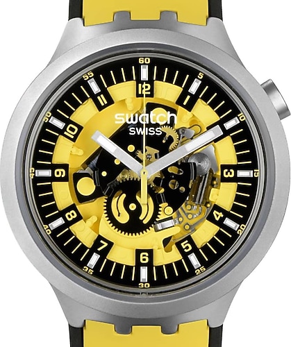 Swatch Big Bold Irony Bolden Yellow SB07S109 Erkek Kol Saati