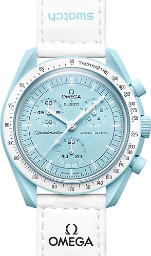 Swatch X Omega Bioceramic MoonSwatch Mission to Uranus Kol Saati