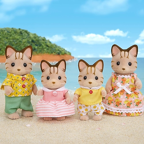 Sylvanian Families Cizgili Kedi Ailesi 5180