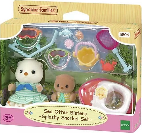Sylvanian Families Su Samuru Kız Kardeşler Şnorkel Seti 5804