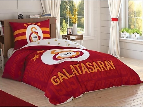 Taç Lisanslı Galatasaray Sportif Tek Kişilik Nevresim Takımı