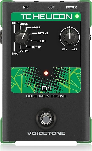 【箱なし】TC-HELICON Voicetone D1 TC Helicon VoiceTone Single D1 Efekt Pedalı Fiyatları, Özellikleri