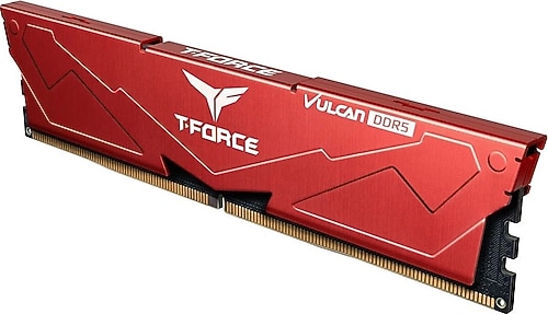 Team T-Force Vulcan Red 16 GB FLRD516G6000HC38J01 CL38 DDR5 Ram