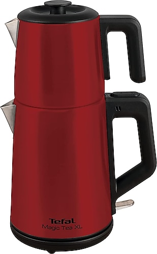 Tefal Magic Tea XL 1650 W Çelik Çay Makinesi Kırmızı