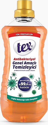 Tex Antibakteriyel Genel Amaçlı Yüzey Temizleyici Turuncu 1.5 lt