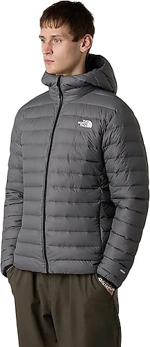 The North Face Classic NF0A8D1T0UZ1 Kapüşonlu Kaz Tüyü Gri Erkek