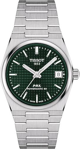 Tissot PRX Powermatic 80 35mm T137.207.11.091.00 Yeşil Kadın Kol