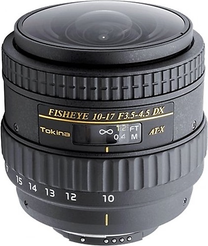 Tokina AT-X 10-17mm f/3.5-4.5 AF DX NH Fisheye Lens Nikon