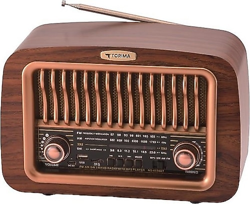 その他 RT-124376 Torima Bluetooth Hoparlör Nostaljik Radyo Uzaktan Kumandalı TWS