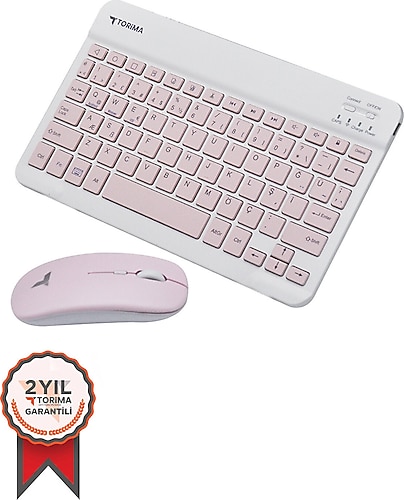 Torima TMK-04 Pembe TKL Kablosuz Klavye Mouse Seti Fiyatları