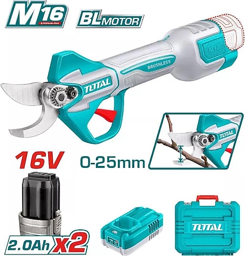 Total Tools TSSLI162582E Çift Akülü 2 Ah Ağaç Budama Makinesi