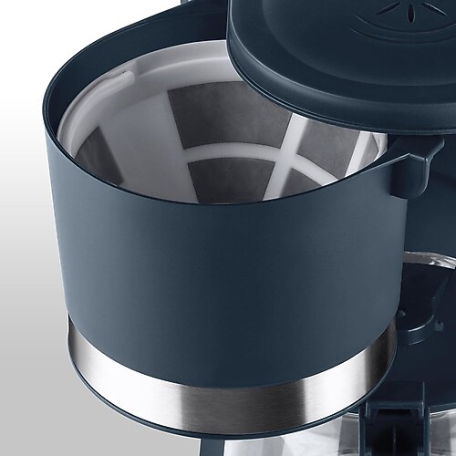 Cafetière Filtre Ufesa Capriccio 0.6L - 6 Tasses, Filtre Réutilisable, Anti-Goutte, Bleu