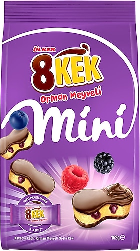 Ülker 8 Kek Mini Orman Meyveli 162 gr Fiyatları, Özellikleri ve