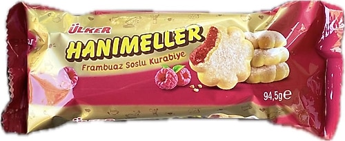 ÜLKER HANIMELLER FRAMBUAZ SOSLU KURABİYE 94.5GR