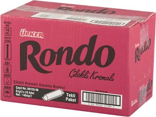 Ulker Rondo Old Ülker Rondo Çilek Kremalı Bisküvi 61 gr 24'lü Fiyatları, Özellikleri ve ...